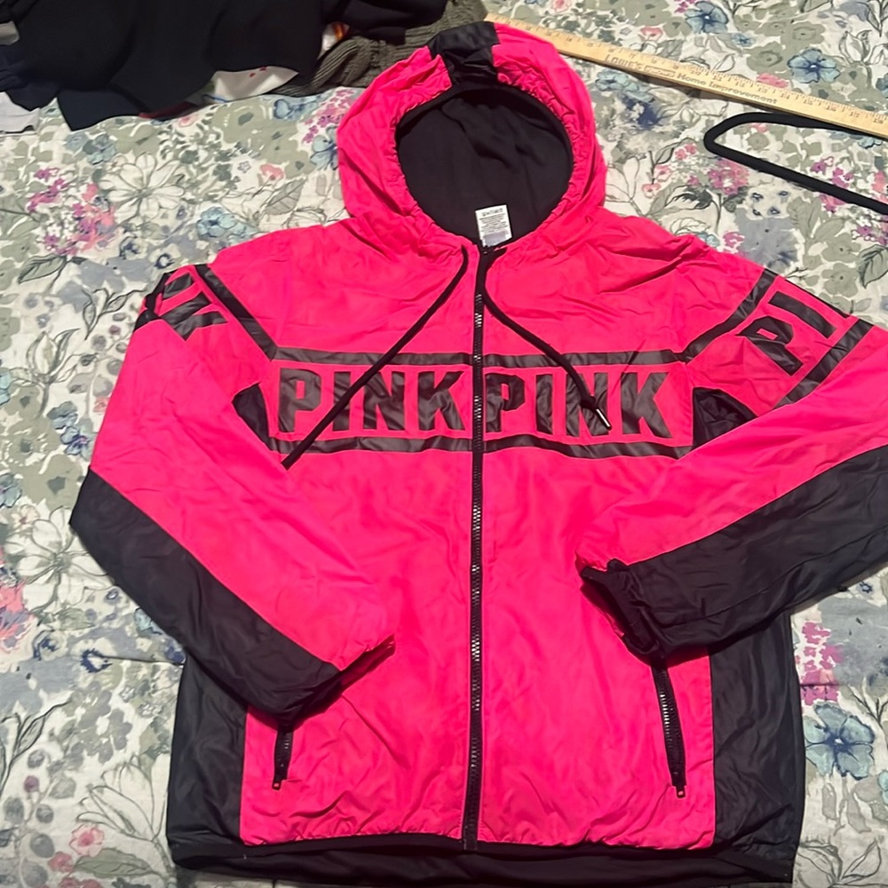 Victoria secret PINK lined rain jacket